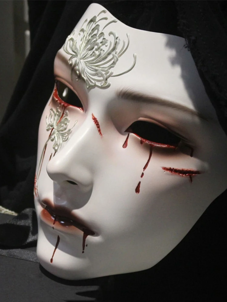 Men Accessories Drawing - Masker Retro gambar tangan Fashion pria