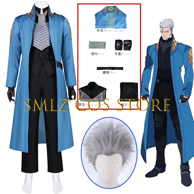 Men Accessories Set - Kostum Cosplay Vergil Cry 5 Terbaru,