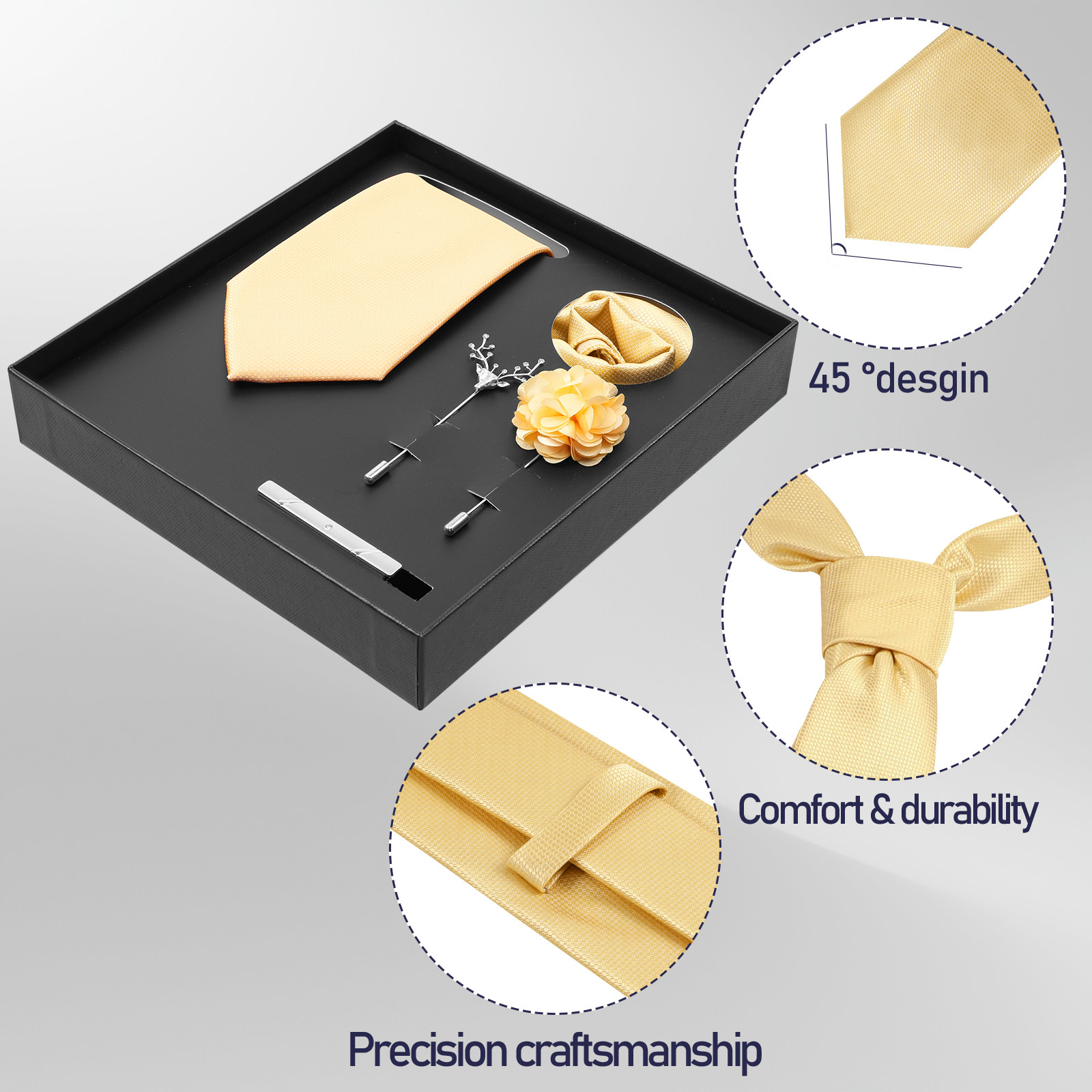 5 pcs Set Dasi Pria, Kombinasi - Men Accessories Set ulasan dan harga