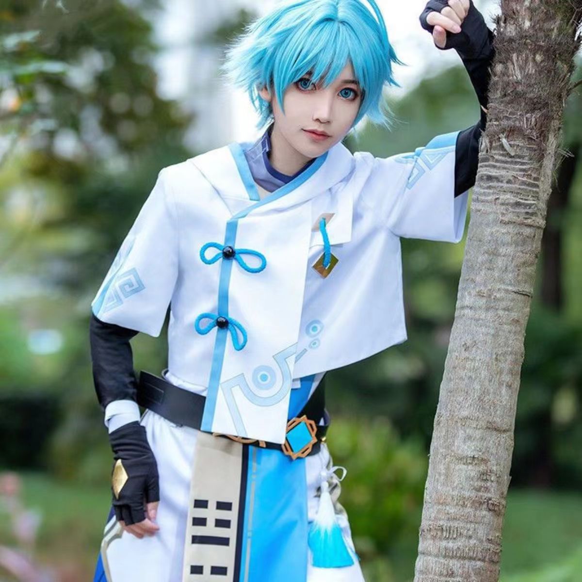 Kostum Cosplay Genshin Impact  - Men Accessories Set ulasan dan harga