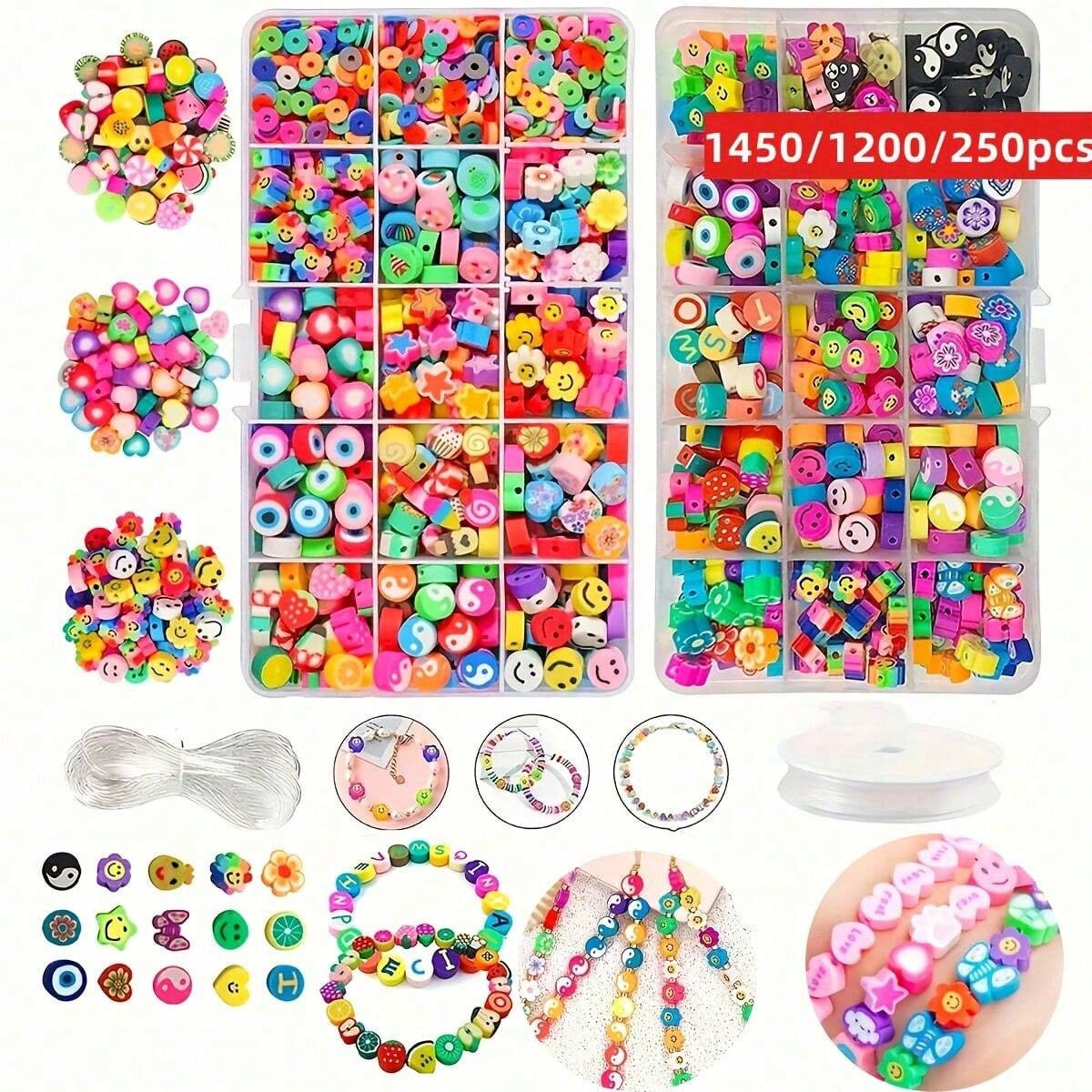 1450/1200/250pcs Set Manik-man - Bracelet Beaded Men ulasan dan harga