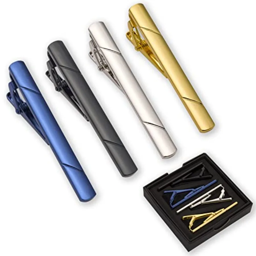 4 Buah Klip Dasi untuk Pria de - Men Accessories Box ulasan dan harga