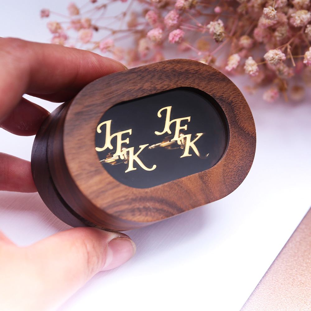 Manset huruf pertama kustom pr - Cufflink Box Set ulasan dan harga