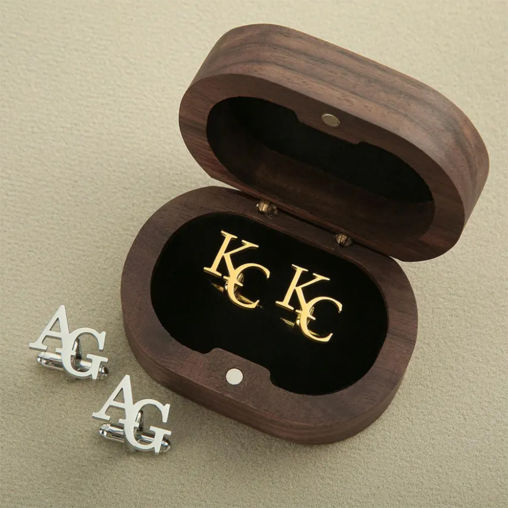 Kancing Manset Kombinasi Huruf - Cufflink Box Set ulasan dan harga
