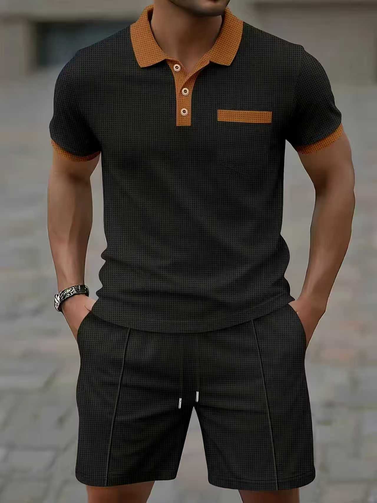 Setelan kaos polo lengan pende - Men'S Accessories Pouch ulasan dan harga